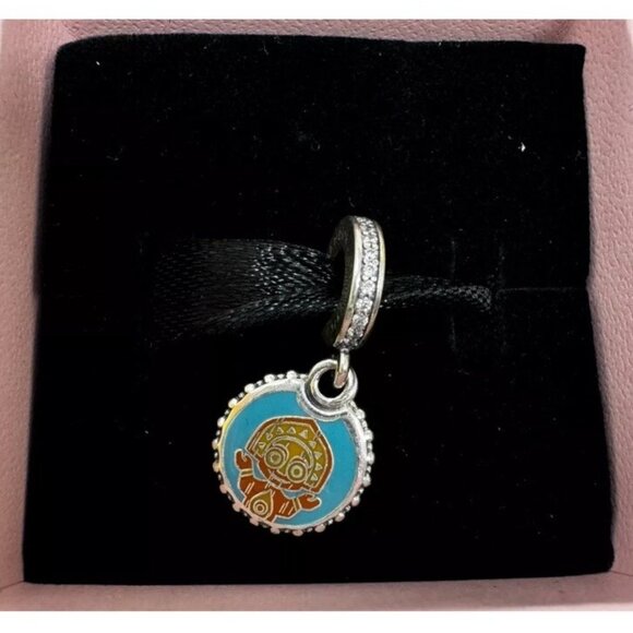 Disney Parks 2025 Polynesian Resort Pandora Charm Double Sided Dangle Tiki NEW - Picture 2 of 3